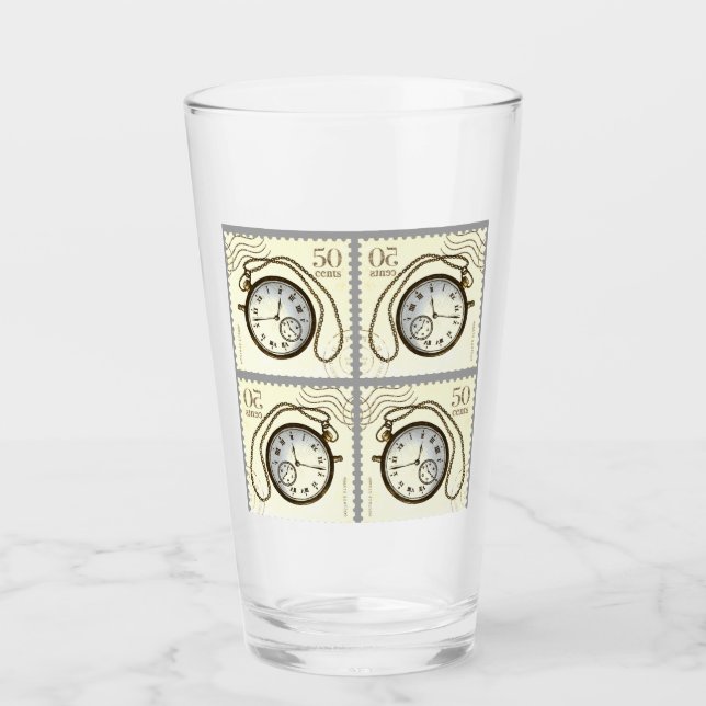 TIME To "Tumbler" Around! Glass (Front)