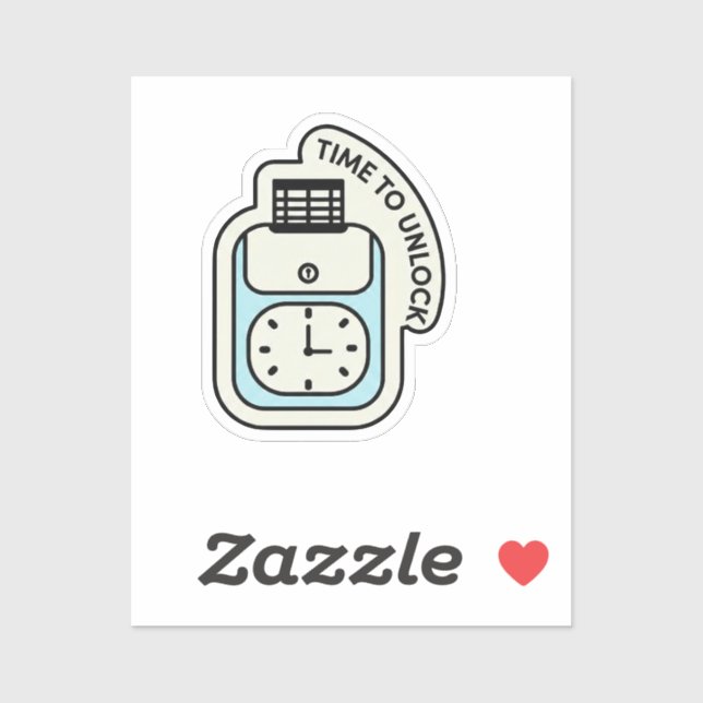Time to Unlock Digital Sticker (Sheet)