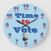 Time to Vote Wall Clock