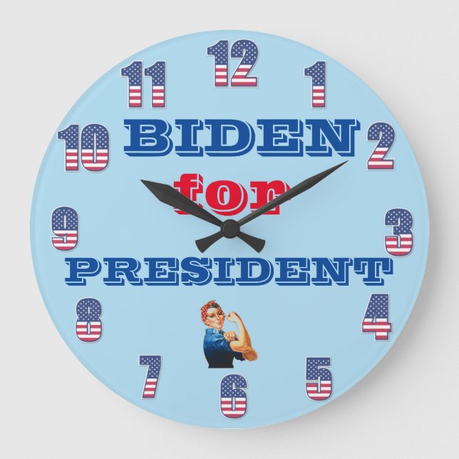 Time to Vote Wall Clock (Front)
