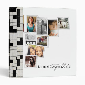 time together photo collage binder