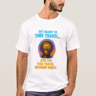 Time Travel Birthday Party T-Shirt