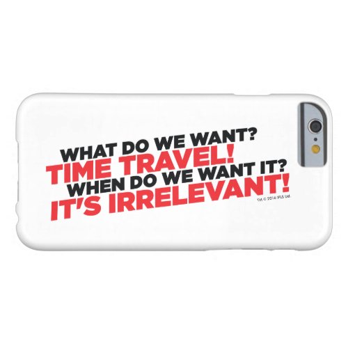 Time Travel Barely There iPhone 6 Case