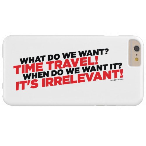 Time Travel Barely There iPhone 6 Plus Case
