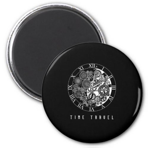 Time Travel Clock Watch Future Past Fiction Gift Magnet