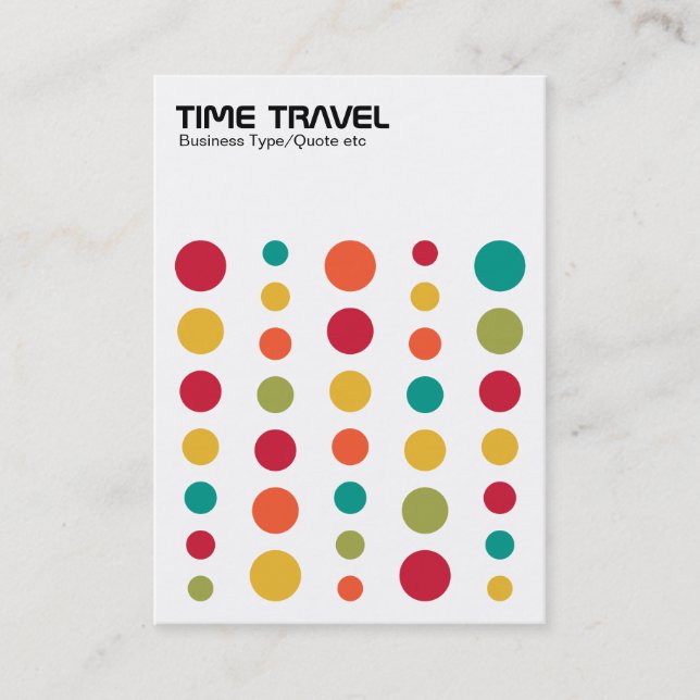 Time Travel - Colors 02 Business Card (Front)