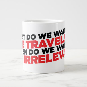 Time Travel Giant Coffee Mug