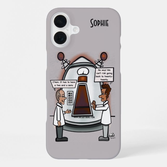 Time Travel Iphone Case (Back)