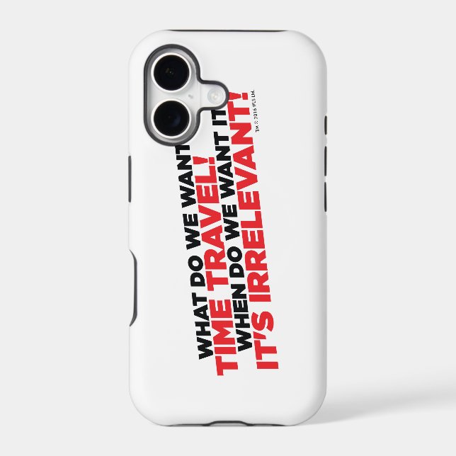 Time Travel Iphone Case (Back)