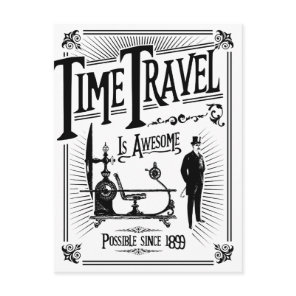 Time Travel is awesome Postcard