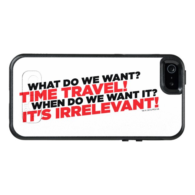 Time Travel Otterbox iPhone Case (Back Horizontal)