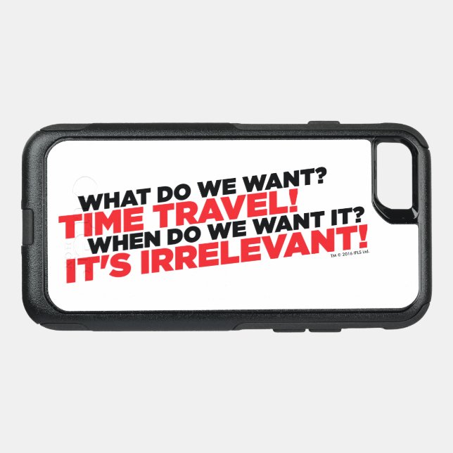 Time Travel Otterbox iPhone Case (Back Horizontal)