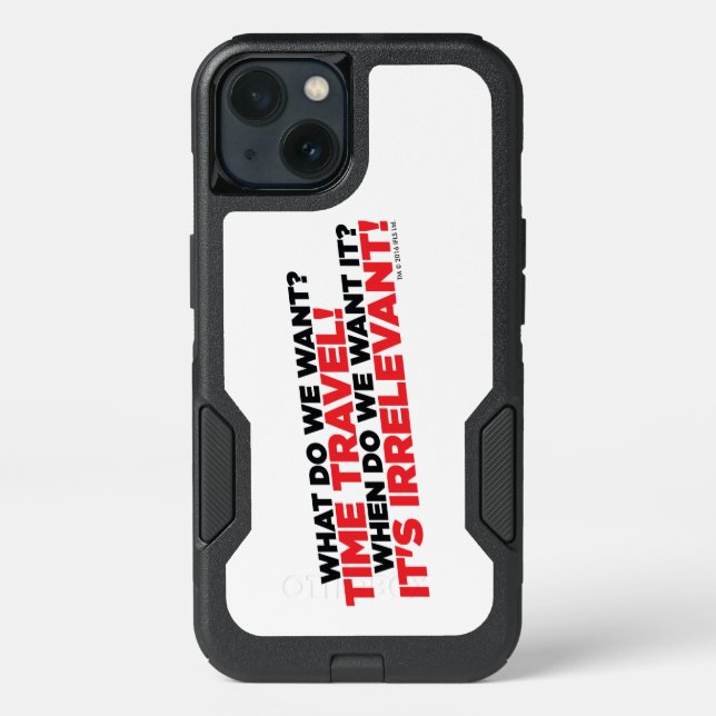 Time Travel Otterbox iPhone Case (Back)