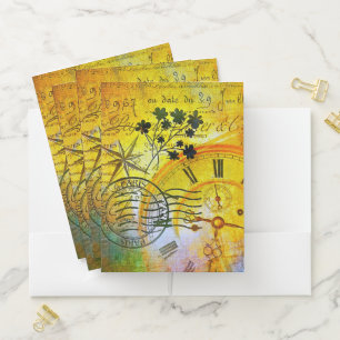 Time travel pocket folder