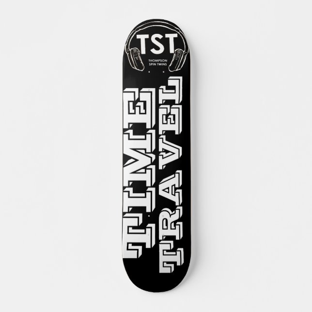 TIME TRAVEL Skateboard, 7¾" Deck (Front)