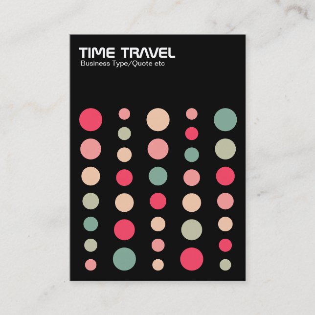 Time Travel v1.2 - Colors 01 Business Card (Front)