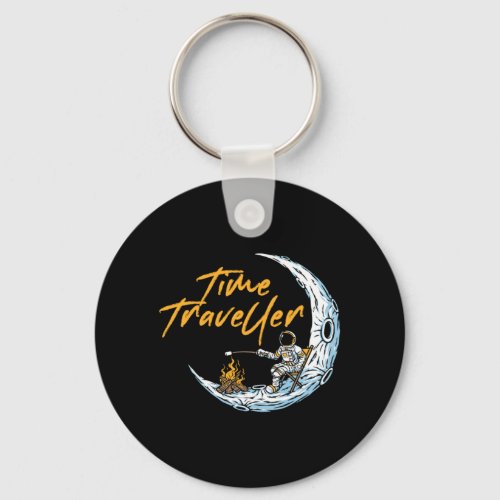 Time Traveler Astronaut Grill BBQ Science Fiction  Keychain