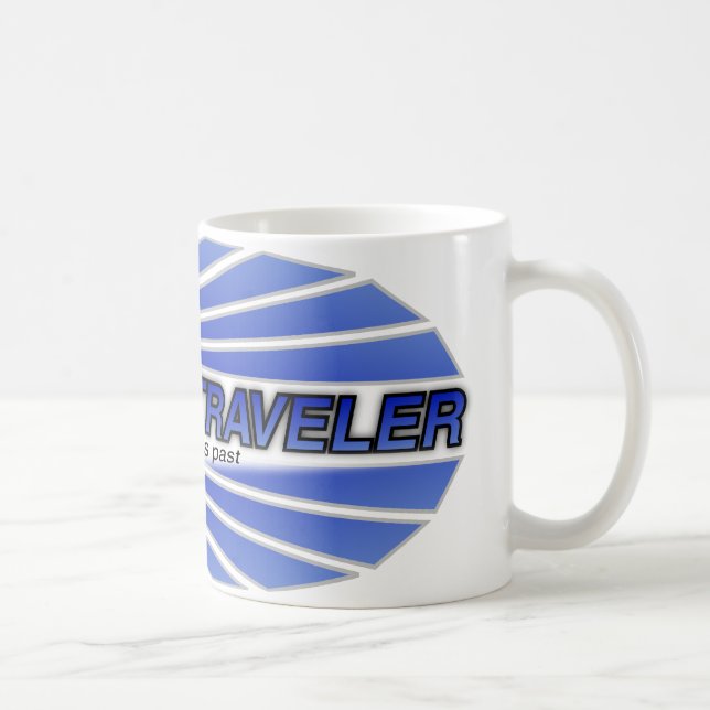 time traveler coffee mug (Right)