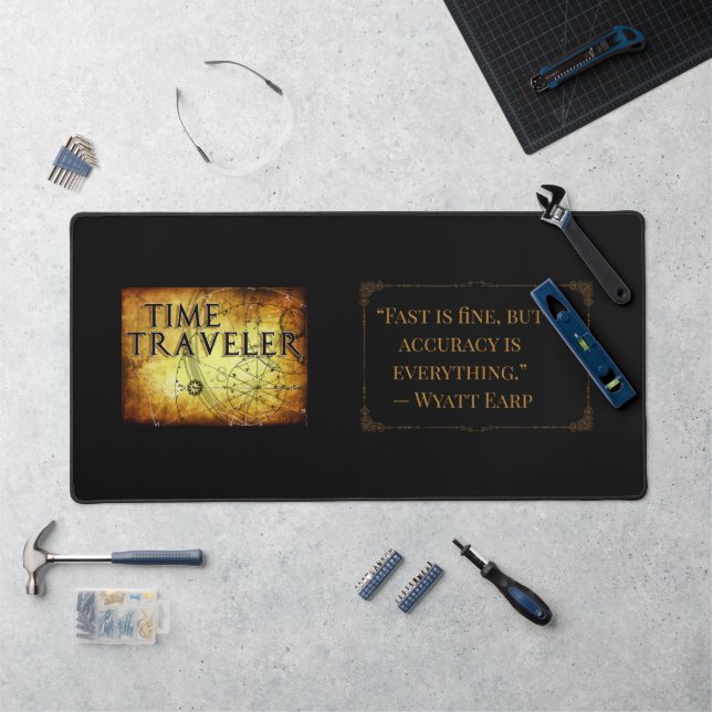 Time Traveler  Desk Mat (Workstation)