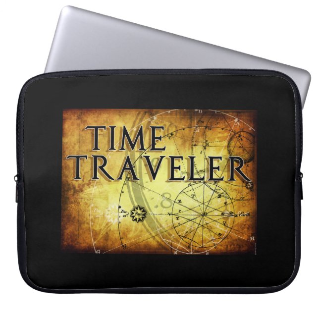 Time Traveler Laptop Sleeve (Front)