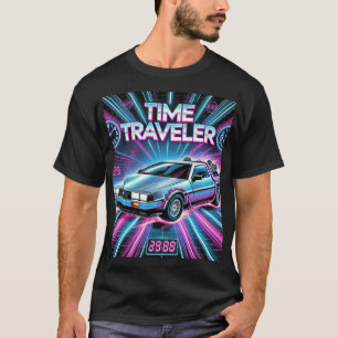 Time Traveler Retro 80s T-Shirt – Futurist Car