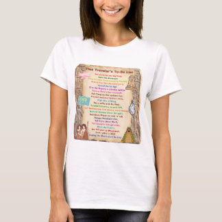 Time Traveler's To Do List T-Shirt