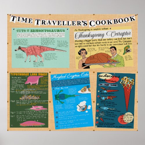 Time Travellers Cookbook Poster