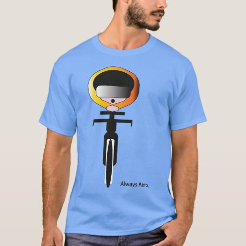 Time Trial Triathlon Cyclist T_Shirt