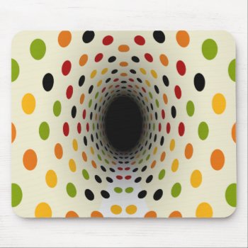 Time Tunnel To The Sixties Retro Mousepad by ipad_n_iphone_cases at Zazzle