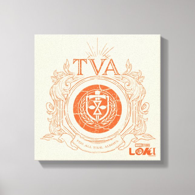 Time Variance Authority Crest Canvas Print (Front)