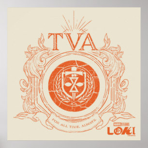 Time Variance Authority Crest Poster