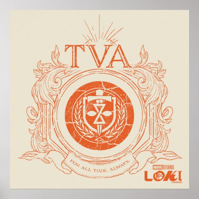 Time Variance Authority Crest Poster (Front)