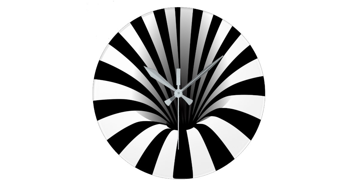 Time Vortex Large Clock | Zazzle.com