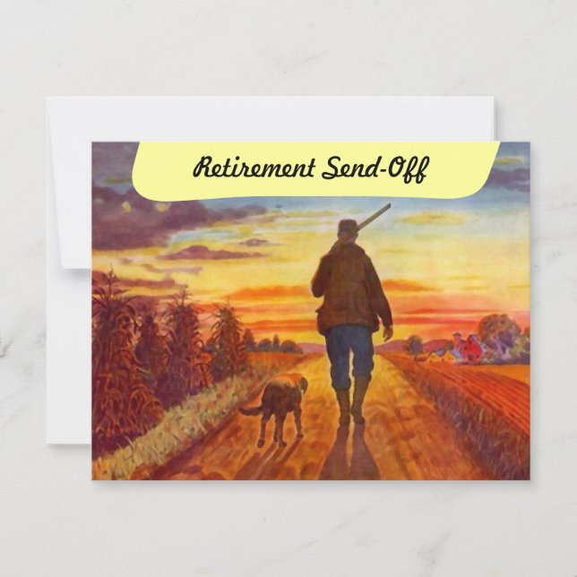 Time w/ Best Buddy Retirement Party Invitation (Front)