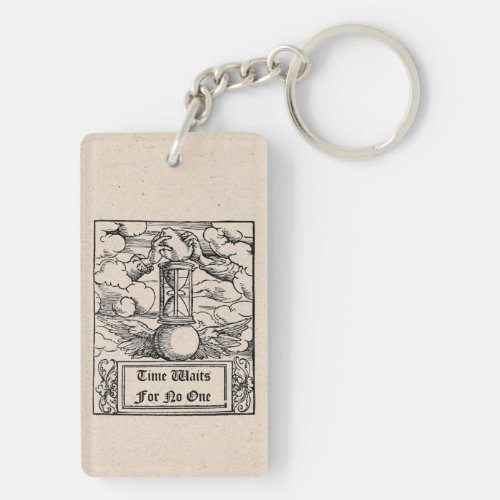Time Waits For No One Personalized Keychain