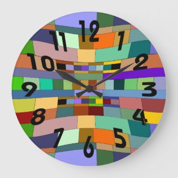 Time Warp Clock by ellejai at Zazzle