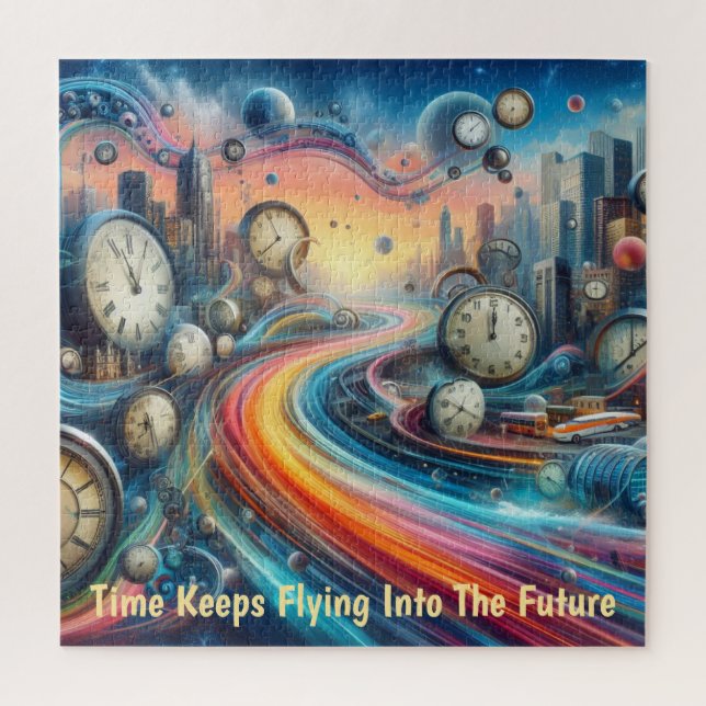 Time Warp Road Trip Jigsaw Puzzle (Vertical)