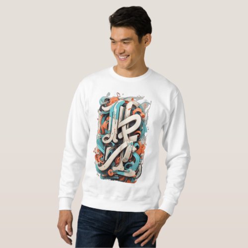 Time Warp Threads Retro_Futuristic T_Shirt Design Sweatshirt