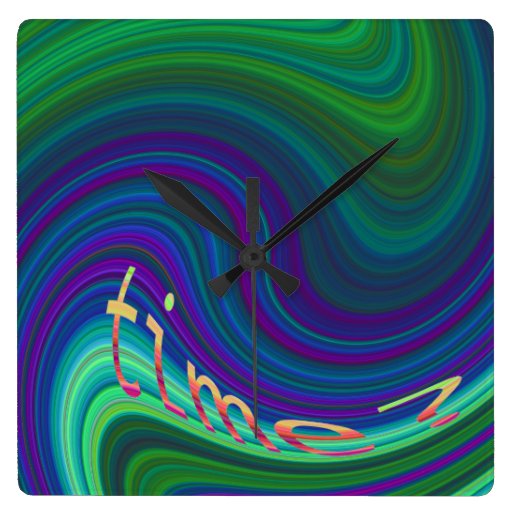 Time Warp Wall Clock | Zazzle