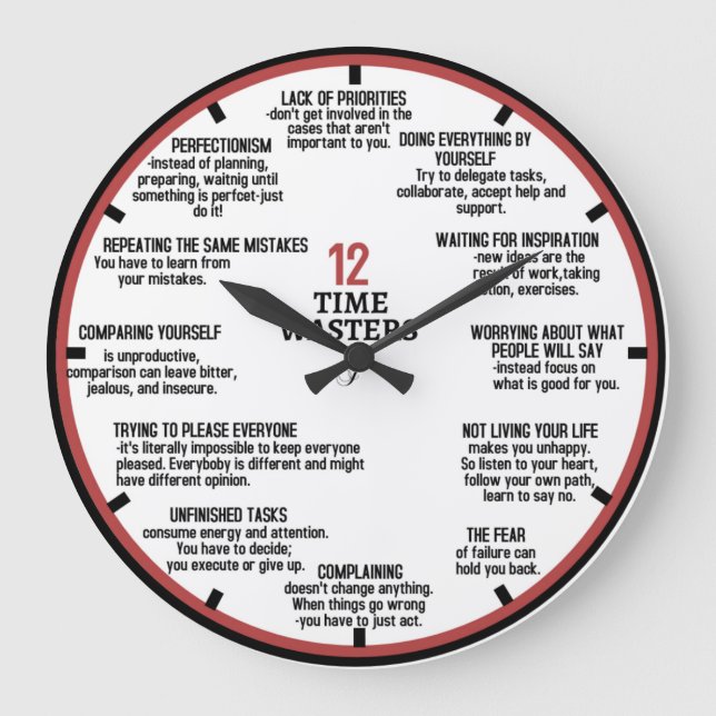 Time waster large clock (Front)
