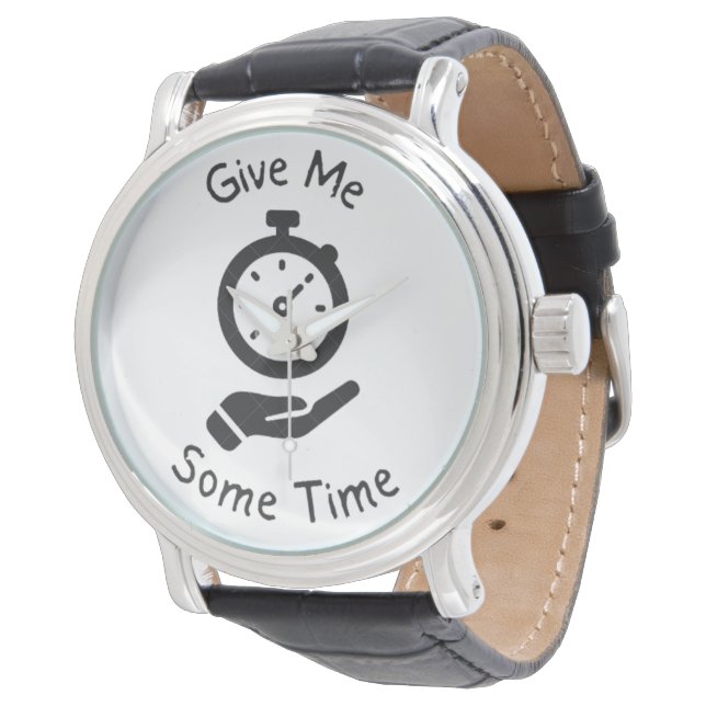 Time Watch - Humorous Alarm Clock Newlywed Gift (Angled)