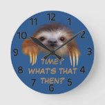 Time What&#39;s That Then Wall Clock at Zazzle
