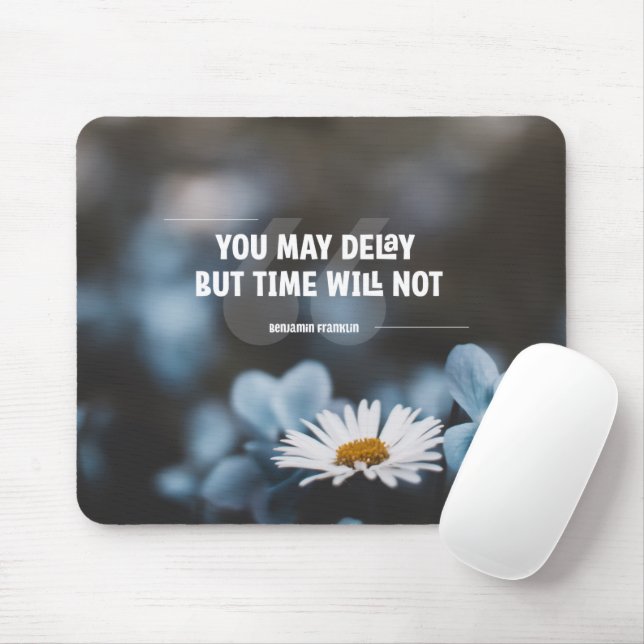 Time Will Not Mouse Pad (With Mouse)