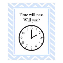 Time Will Pass, Will You? Poster