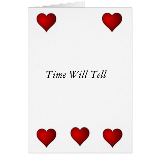 Time Will Tell (Front)