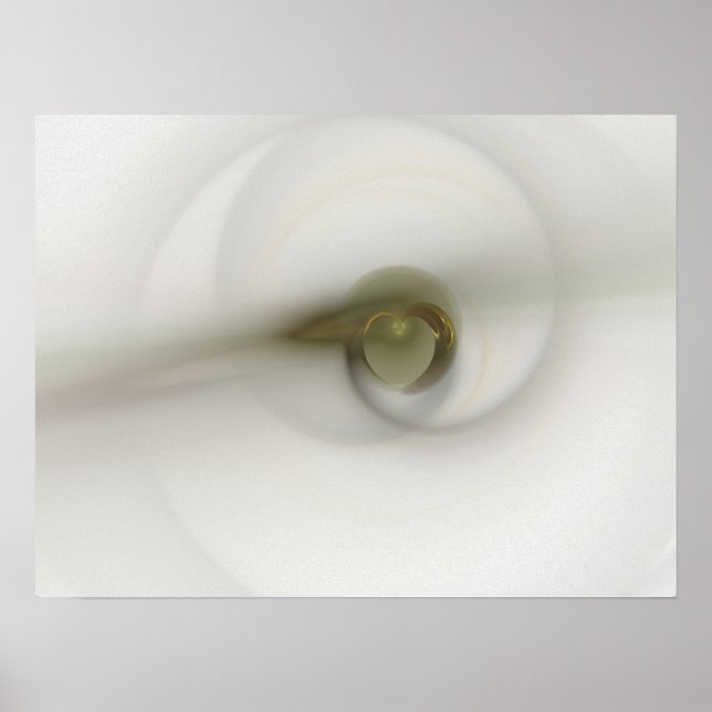 Time with a heart poster (Front)