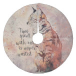 Time with Cats Fleece Tree Skirt