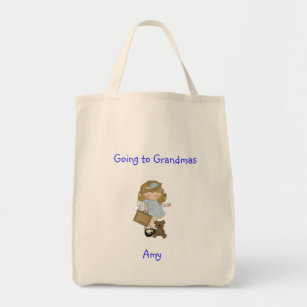 Going To Grandmas Bags Zazzle Time With Grandma Tote Bag