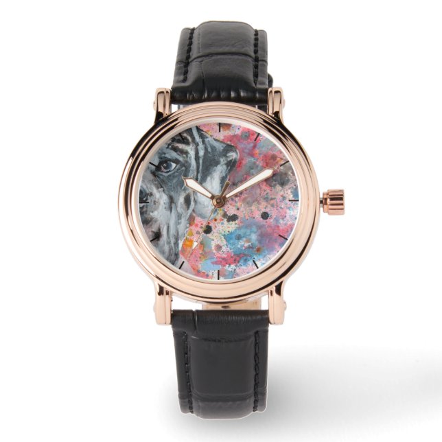 Time with your Great Dane Watch (Front)