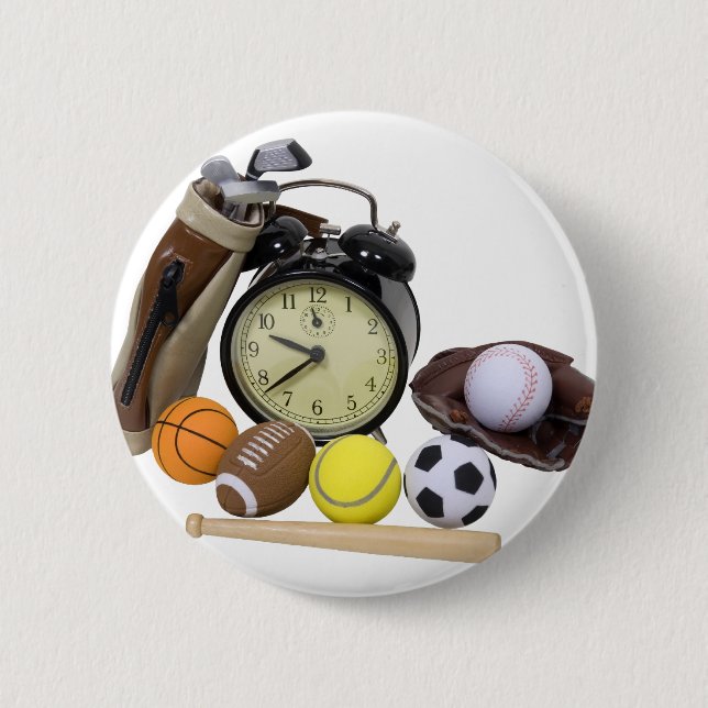 TimeForSports062509 Pinback Button (Front)